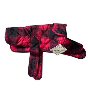 St. John’s Bark NWT checkered quilted vest Size small